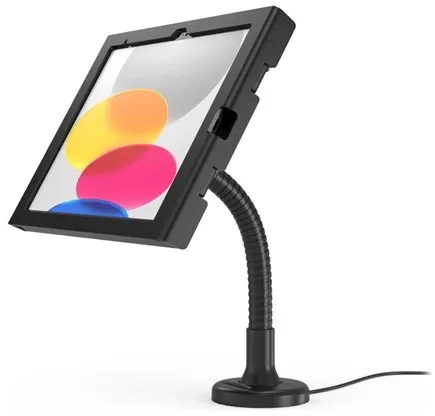 Compulocks-teline - tabletille - swell-kotelo - musta